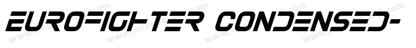 Eurofighter Condensed字体转换